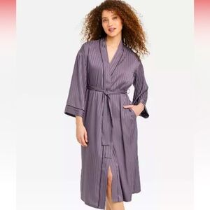Elegant Gray Women's Robe